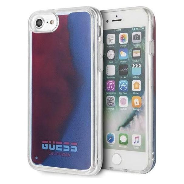 Guess GUHCI8GLCRE iPhone 7/8/SE 2020 czerwony/red hard case California Glow in the dark (Apple iPhone 7, Apple iPhone 8) (GUHCI8GLCRE)