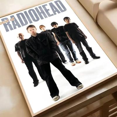 Uplift Picks Vintage Radiohead Rock Band Poster Retro Music Wall Art Decor 03 42x30 Cm no Frame