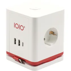 IOIO SW 1000 3-fach Steckdosenwürfel weiß