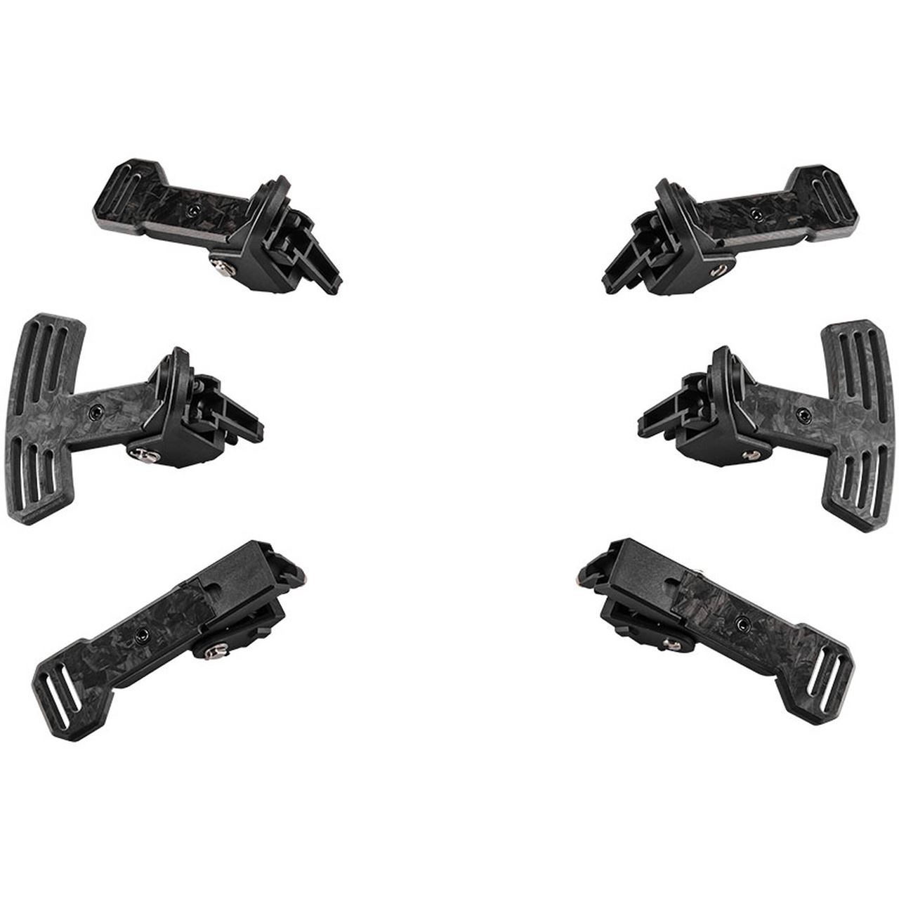 Asetek SimSports Carbonwippen-Kit - schwarz