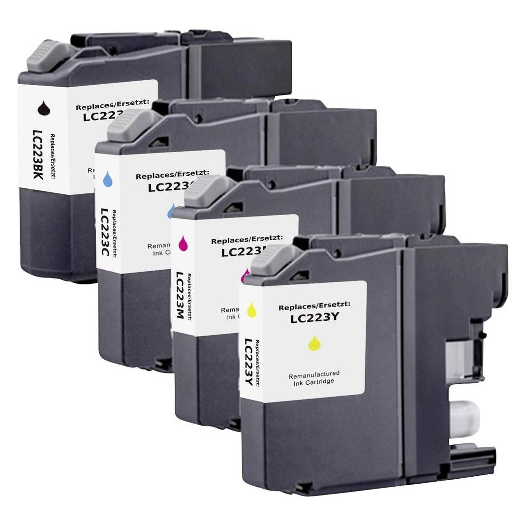 Renkforce Ink cartridge replaced Brother LC-223BK, LC-223C, LC-223M, LC223Y Compatible Black, Cyan (RF-6954006)
