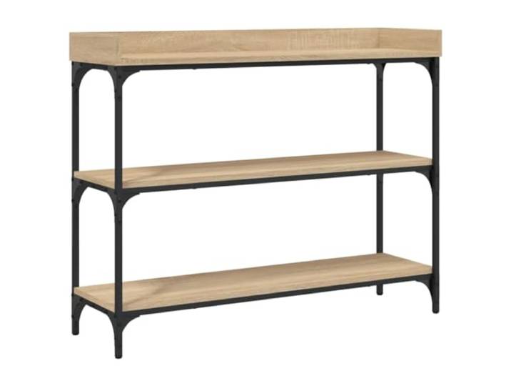 HKLGBVCR Konsolentisch, Eiche, Sonoma, 100 x 30 x 80 cm, Holz