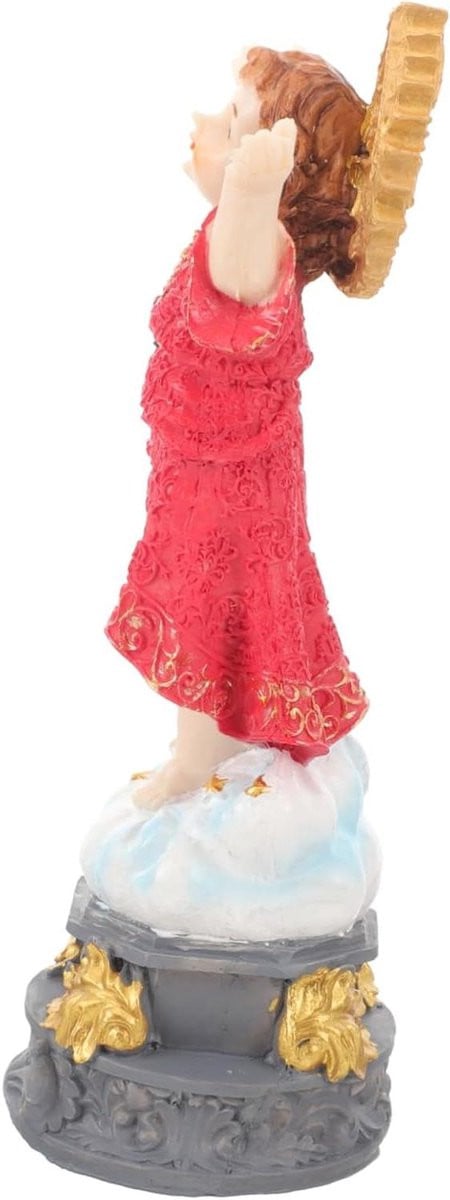 Kleurrijk Jezus Beeldje Baby Figuur voor Huisdecoratie 19 x 9 cm