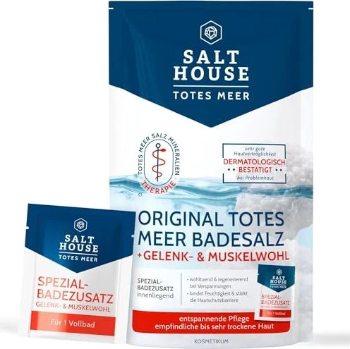 SALT HOUSE gegen Gelenkschmerzen 400 g + 20 ml