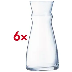 Arcoroc 6er-Pack Karaffe »Fluid« für 500 ml weiß
