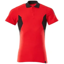 Poloshirt "ACCELERATE" - XXL - verkehrsrot/schwarz