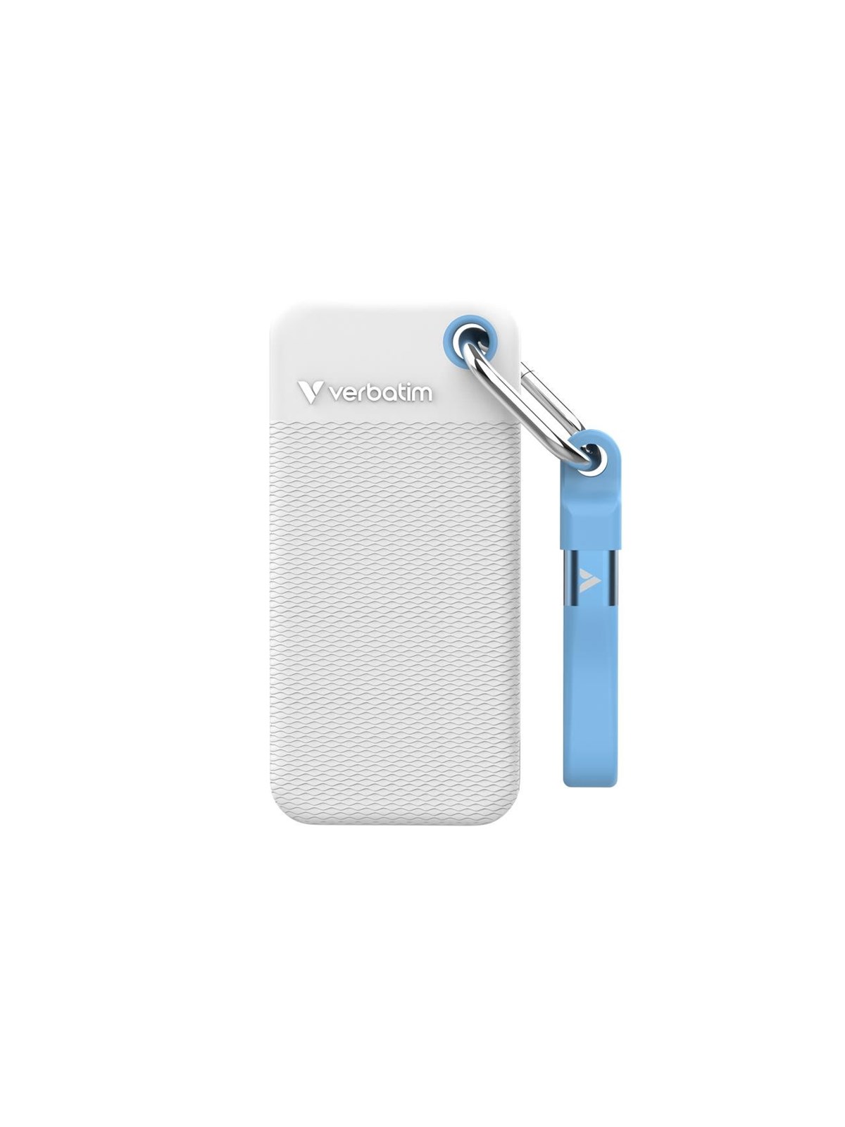 Verbatim Pocket SSD - 2TB - USB 3.2 Gen 2 - External - Weiß