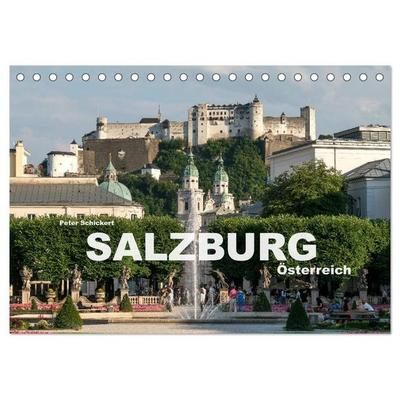 Salzburg - Österreich (Tischkalender 2027 DIN A5 quer), CALVENDO Monatskalender
