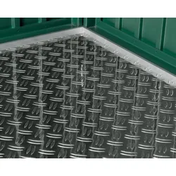 Hörmann Ecostar Aluminium Fußboden für EcoStar Gerätehäuser Typ 1,silber,Typ 1