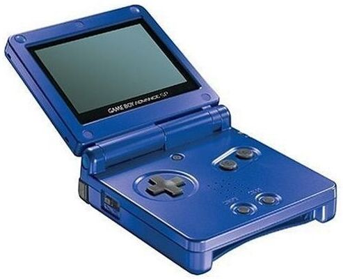 Nintendo Game Boy Advance SP   Dunkelblau - Refurbished
