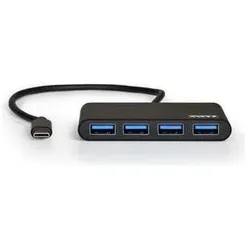 Marioinex Waffle Mix 200 Box (USB-C), Dockingstation + USB Hub, Schwarz