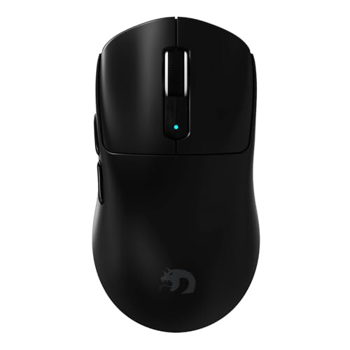 MAMBASNAKE M3 39g Superlight Gamingmuis met PixArt PAW3395PRO Sensor, Draadloos/Bedraad, 40000 DPI, Zwart