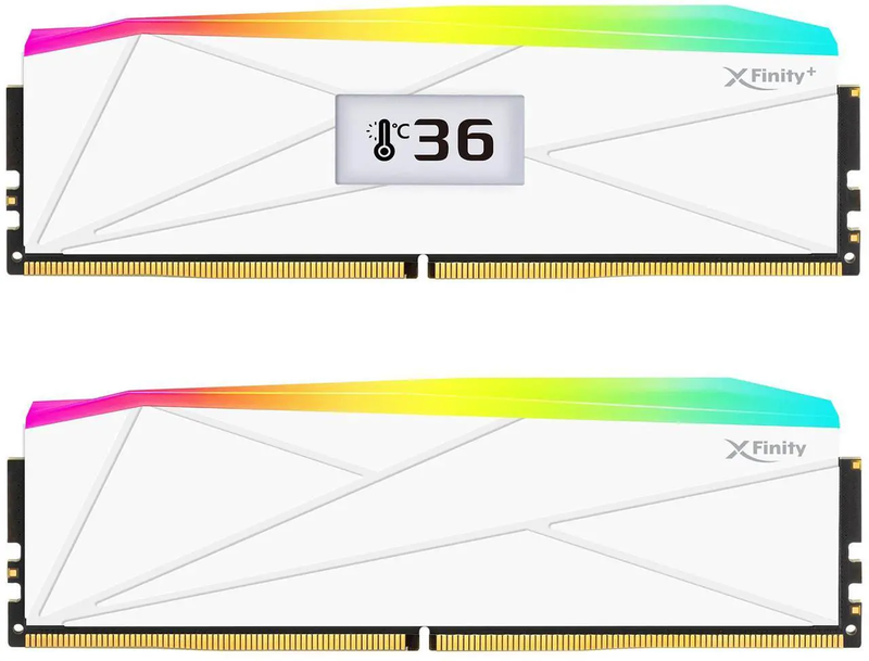 V-Color Manta XFinity+ aRGB DDR5-8000 RAM, CL40, EXPO - 32 GB Dual-Kit, weiß