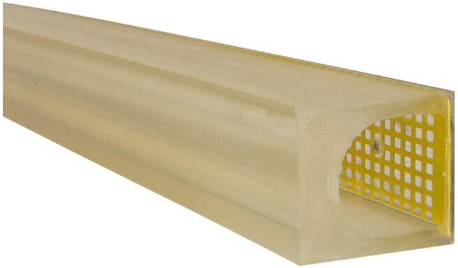 Moravia Ramp Fender MORION 100 x 80 mm L 1000 mm avec plaque d’acier perforée intégrée (422.19.641)