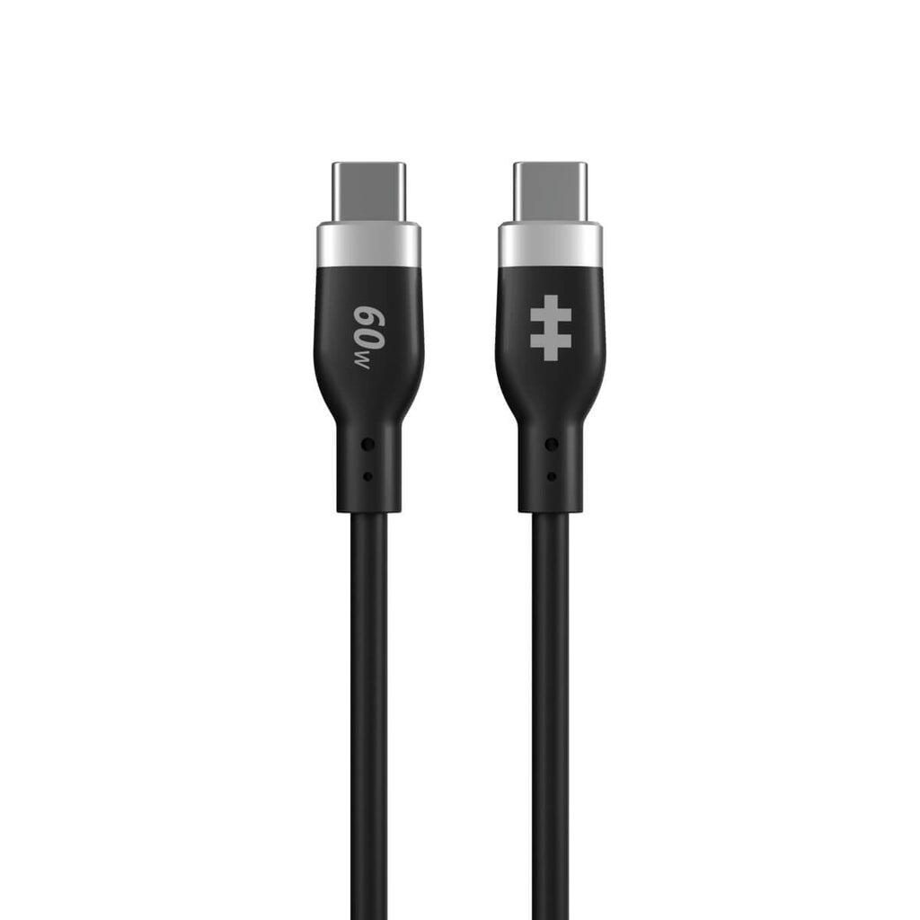 Hyper® HyperJuice USB-C Silikon-Ladekabel (1,5m) - Schwarz HJ4011BKGL