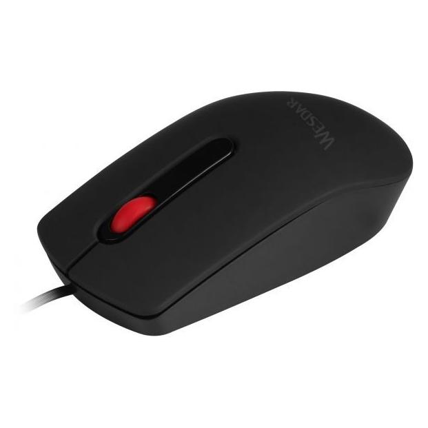 Wesdar Computer mouse X18 Black (Kabelgebunden) (67423455)