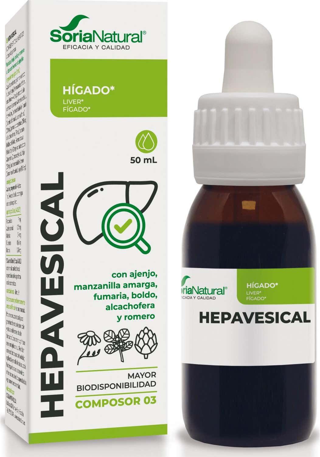 Soria Natural Composor 03 - Hepavesical 50ml