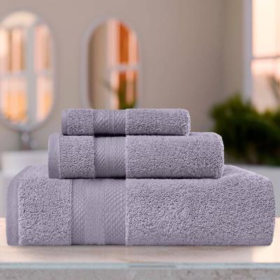 Superior Aria Turkish Cotton 3 Piece Plush Towel Set Ultra Soft, Highly Absorbent Luxury Bath Towels