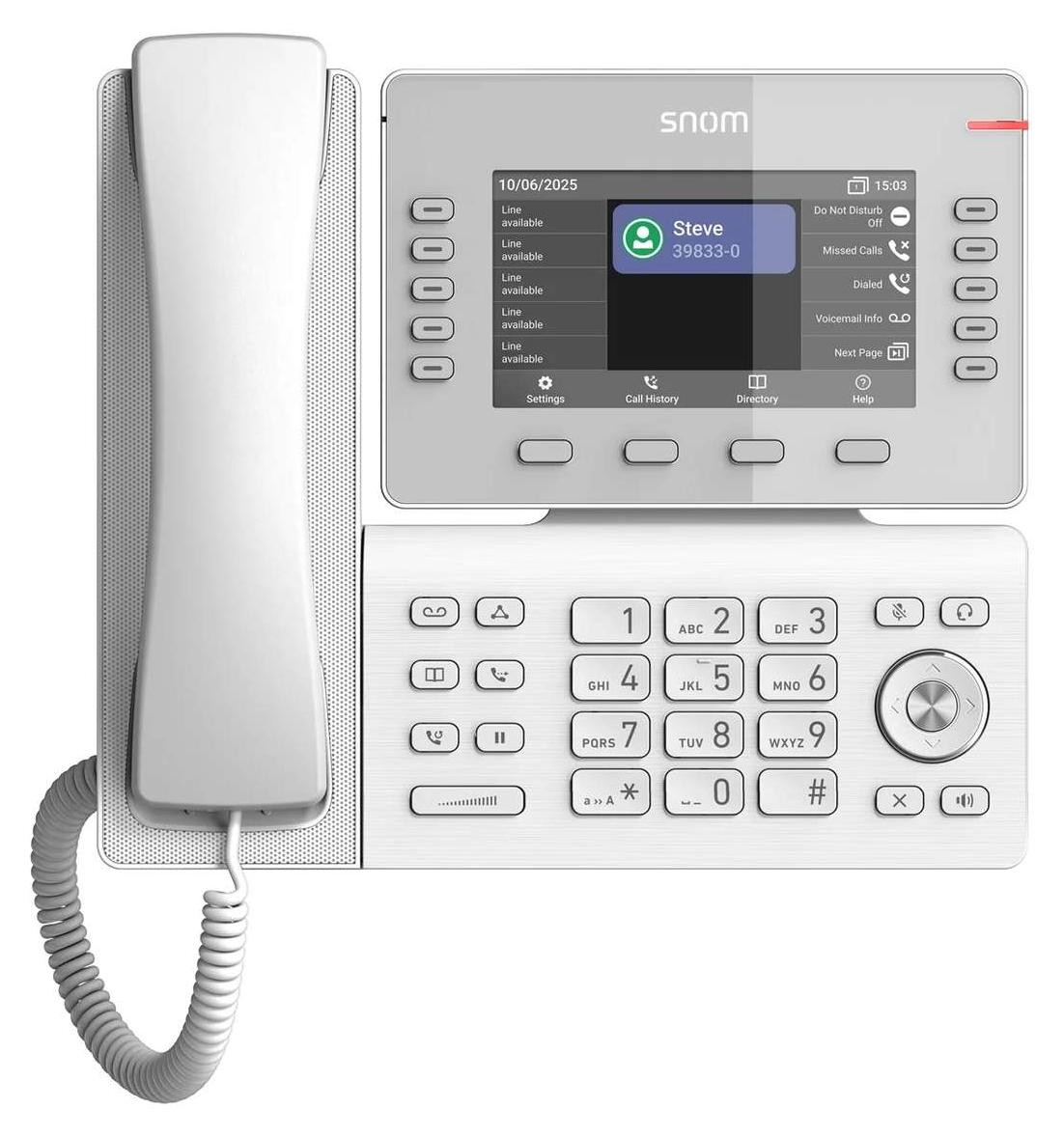 Snom D815WB VOIP Telefoon, SIP, wit