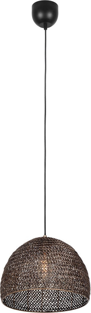 Trio Kamara Zwarte Rotan Hanglamp Ø 36cm