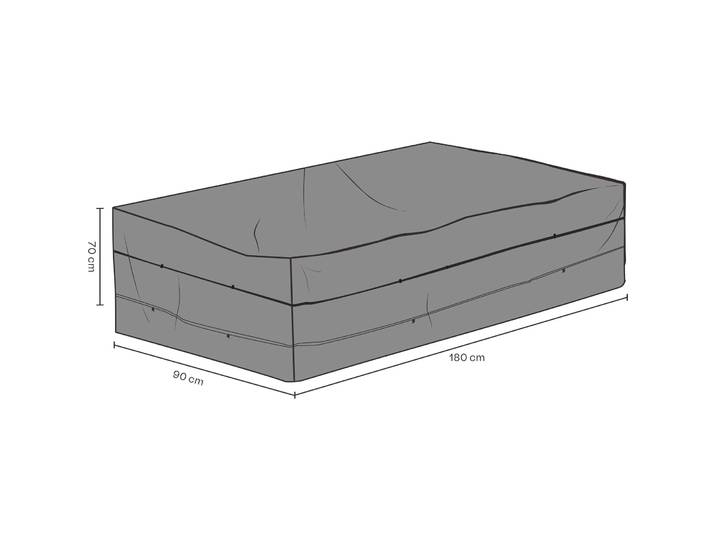 Schutzhülle Raina schwarz Polyvinylchlorid B 180 T 90 cm - Schutzhülle