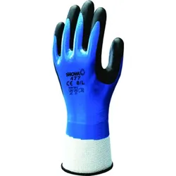 Kälteschutzhandschuh 477, Kat. II, blau/schwarz, Größe 10 (2XL) - blau/schwarz - 10 (2XL)