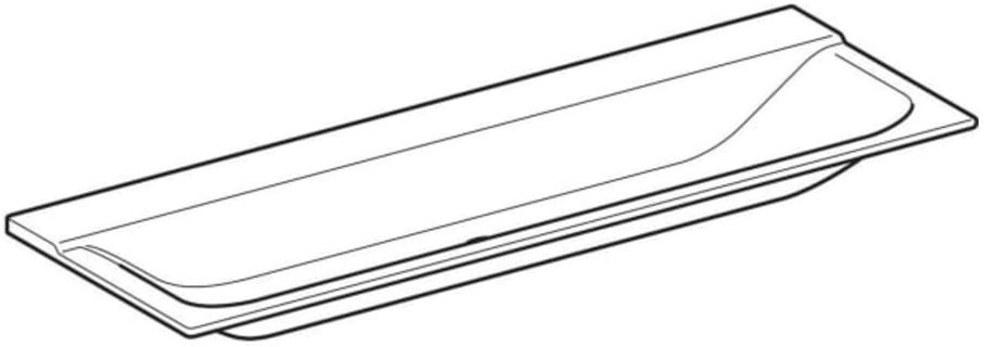 Geberit Möbelwaschtisch Xeno2 140x48cm, o. Hahnl., o. ÜL, weiß-alpin (500276001)
