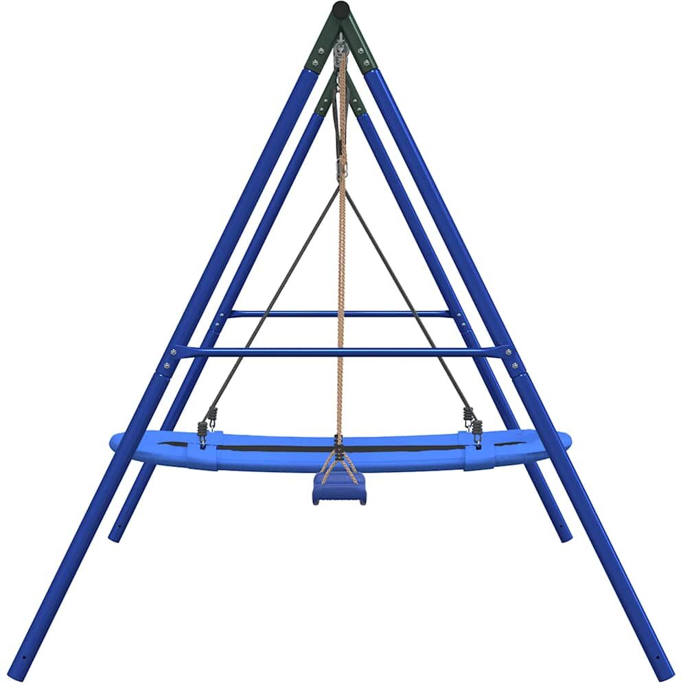 vidaXL Ensemble balançoire d'extérieur balançoire et balançoire nid