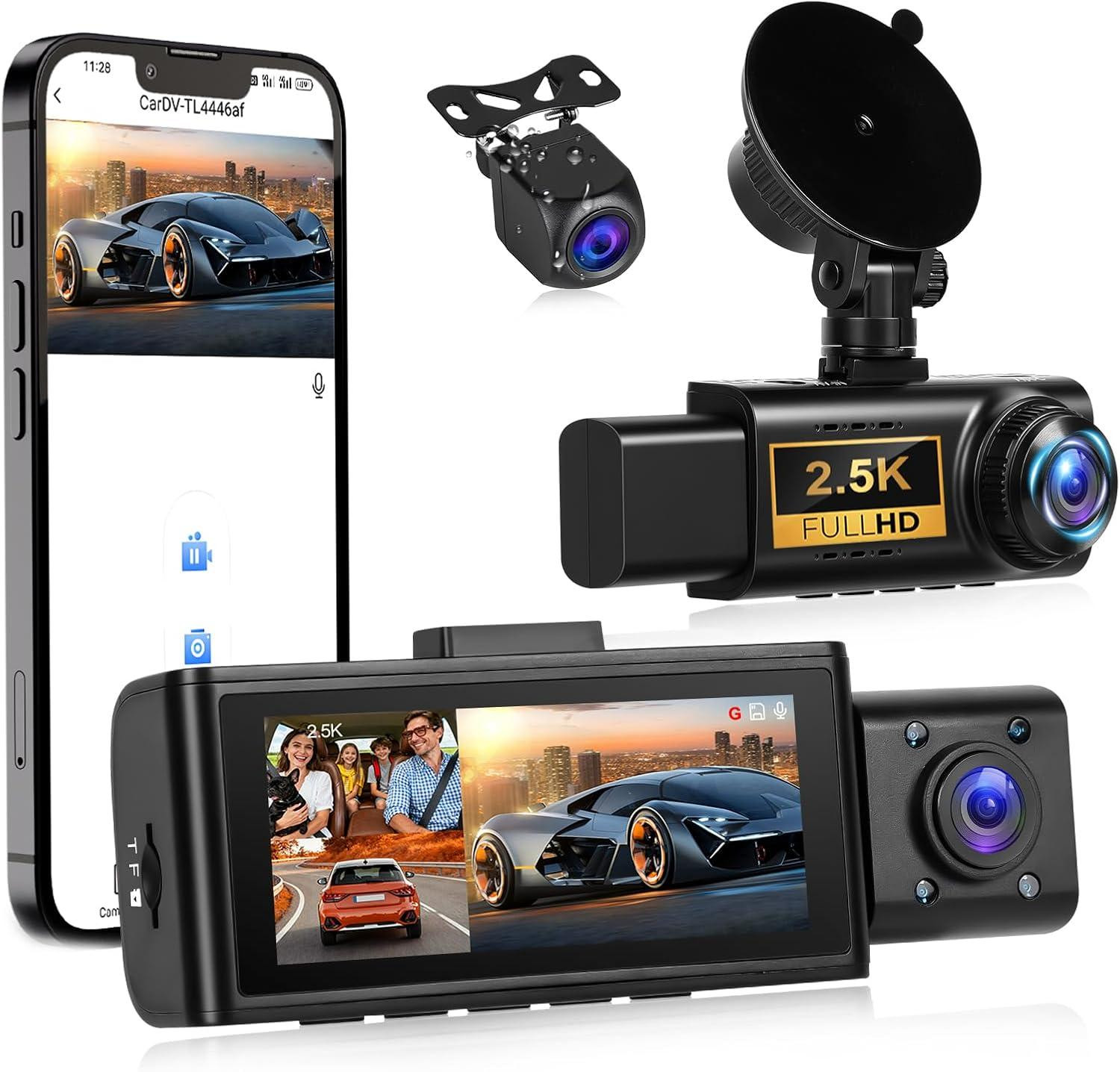 Selius Dashcam Set met Achteruitrijcamera