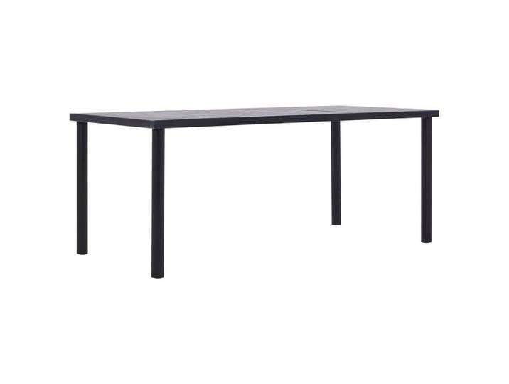 VidaXL - Esstisch mdf, One Size, Schwarz
