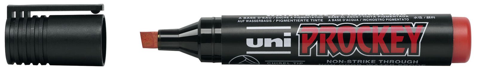 uni-ball Prockey Flipchart-Marker 4.0 - 12.0 mm Rot 159021