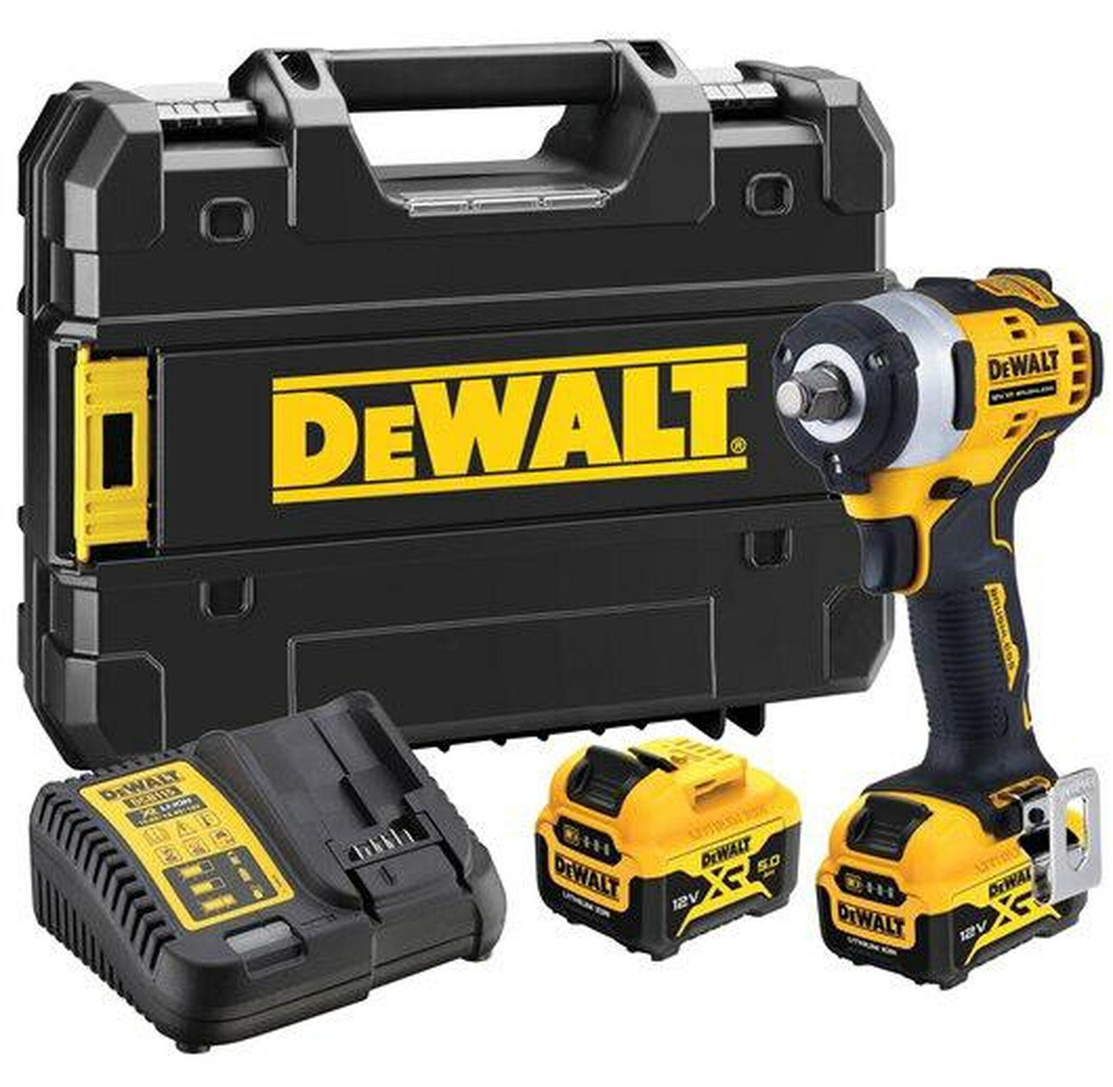 DeWalt DCF901P2-QW accu-slagmoersleutel 1/2 inch, 12 volt