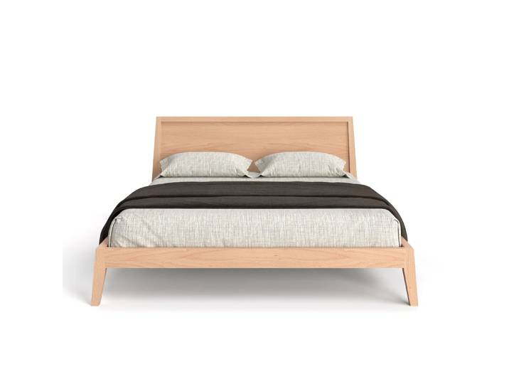 Bett Sola aus Massivholz Buche 180x200 cm Danzz