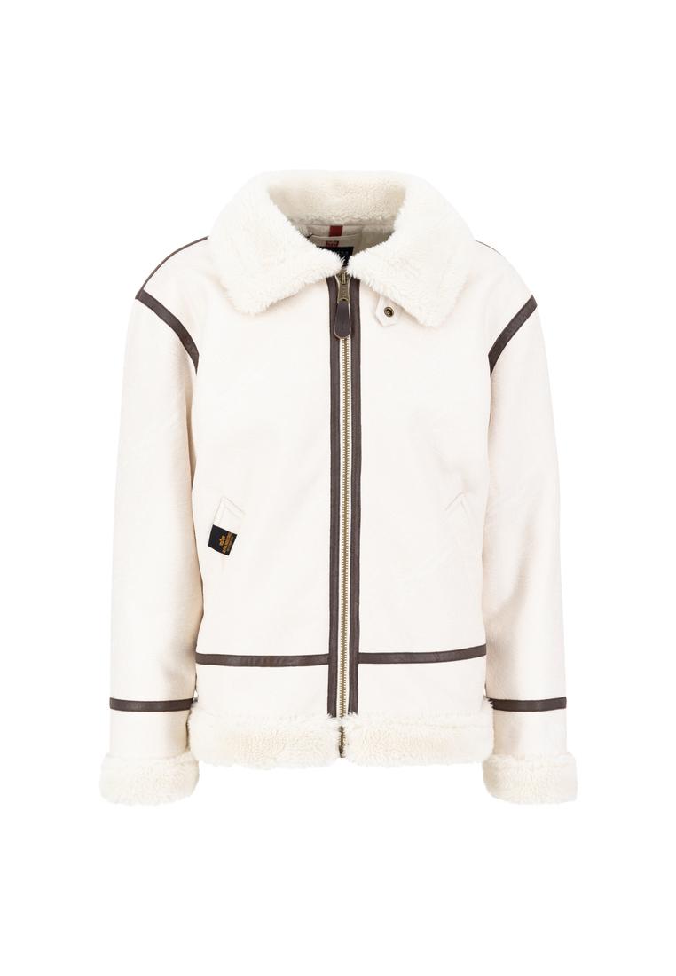 B-3 Faux Leather Bomber Jacket