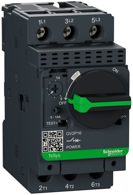 Schneider Electric Disjoncteur moteur GV2P16 9,00-14,00A (GV2P16)