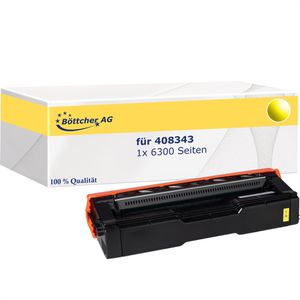 kompatibel für Ricoh 408343, Kompatibler Toner , 6300 Seiten, gelb