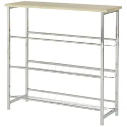 Schuhregal  Maar , silber , Maße (cm): B: 86 H: 81 T: 28.0