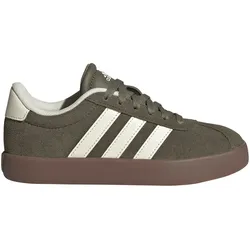 adidas VL Court 3.0 Suede Sneaker Kinder LA7817 - olive strata/cream white/gum5 40