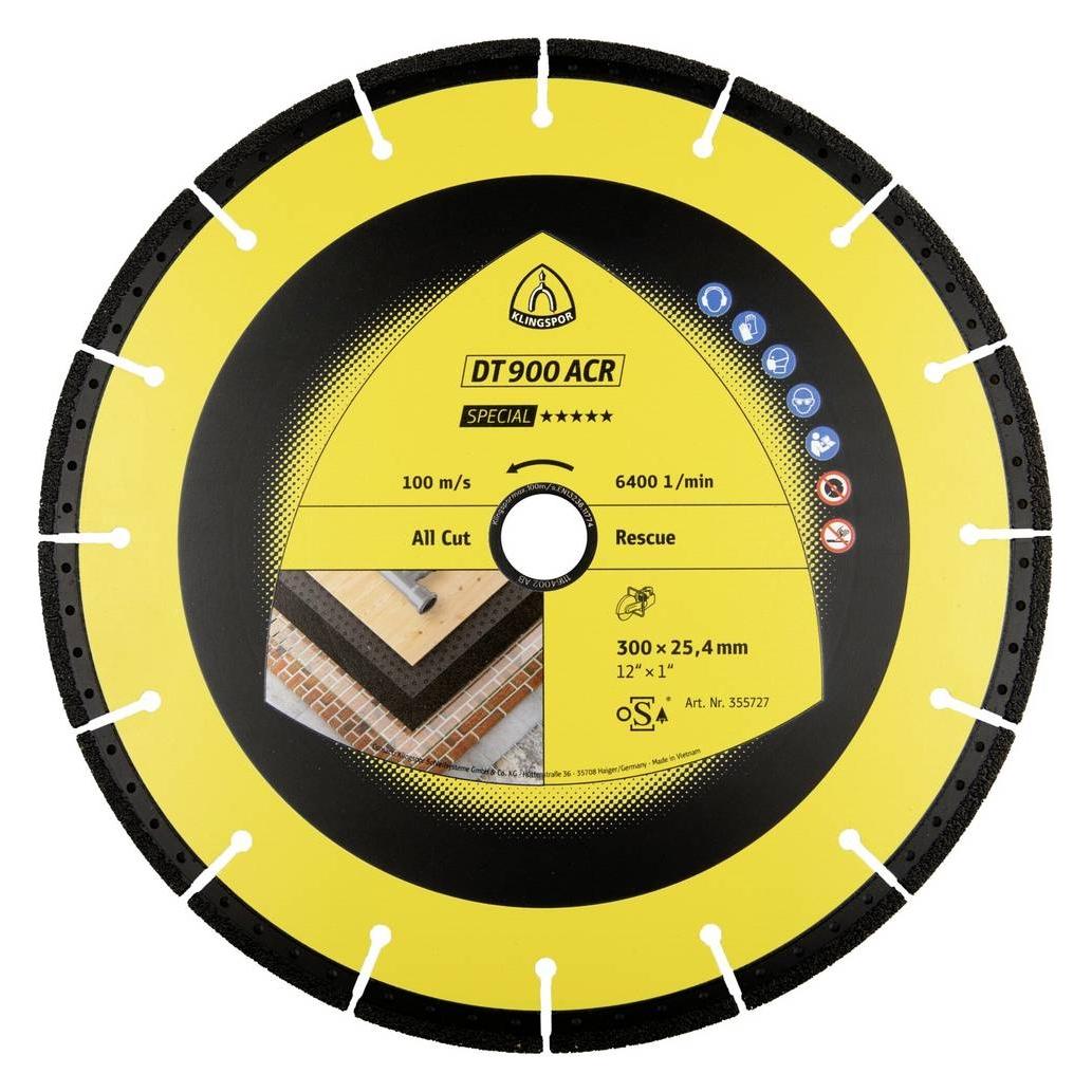 Klingspor DT 900 ACR Special - Diamanttrennscheibe 350 x 20 mm (355729)