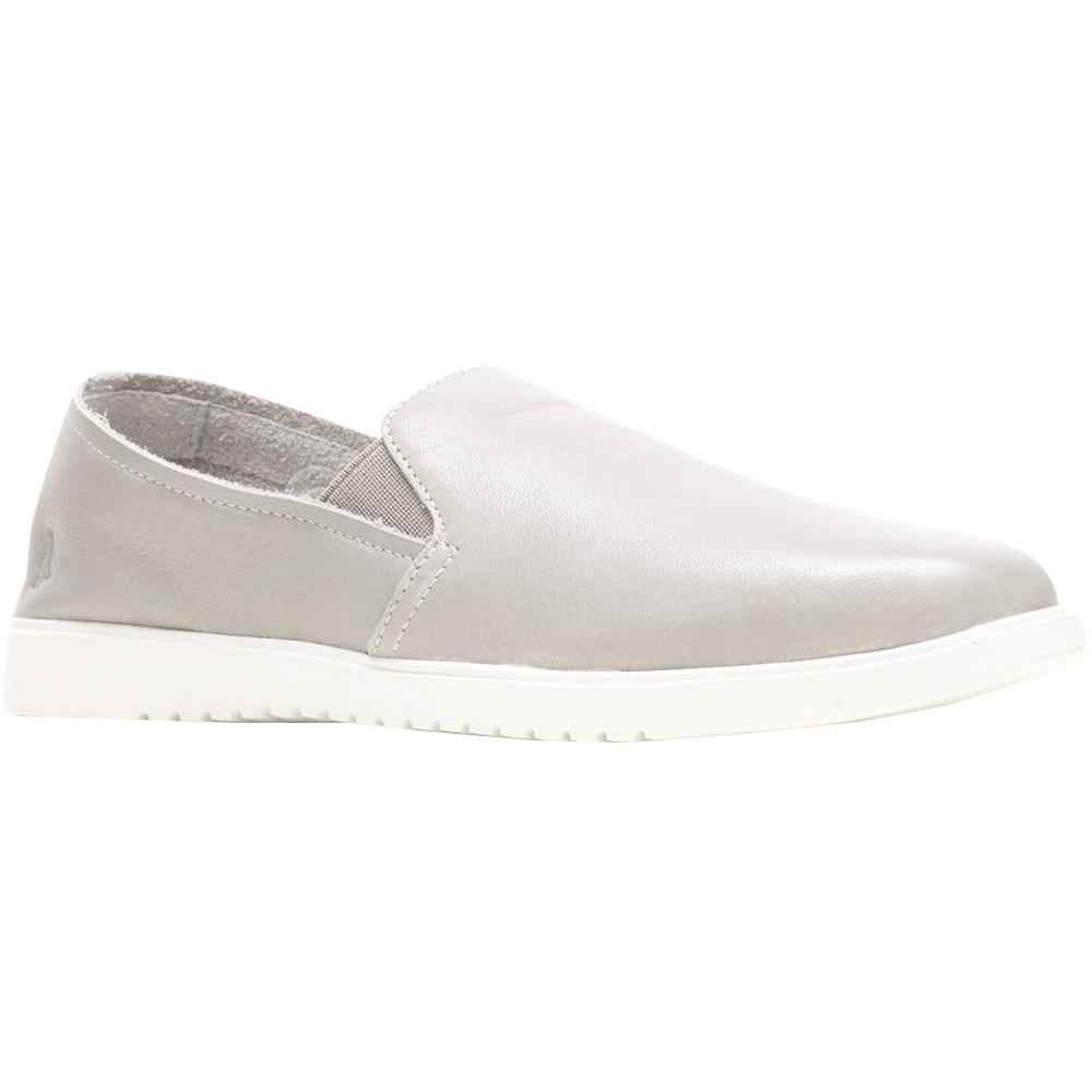 Hush Puppies Dames/dames leren schoenen voor dagelijks gebruik (Grijs)