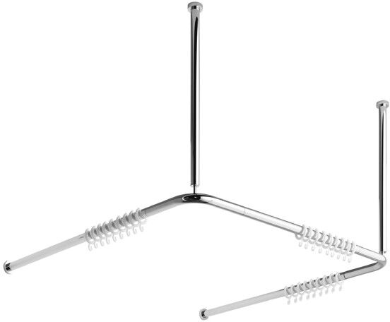 AVENARIUS Duschvorhangstangensystem, U-Form,90x90x90 cm,Serie free living! 9004805010