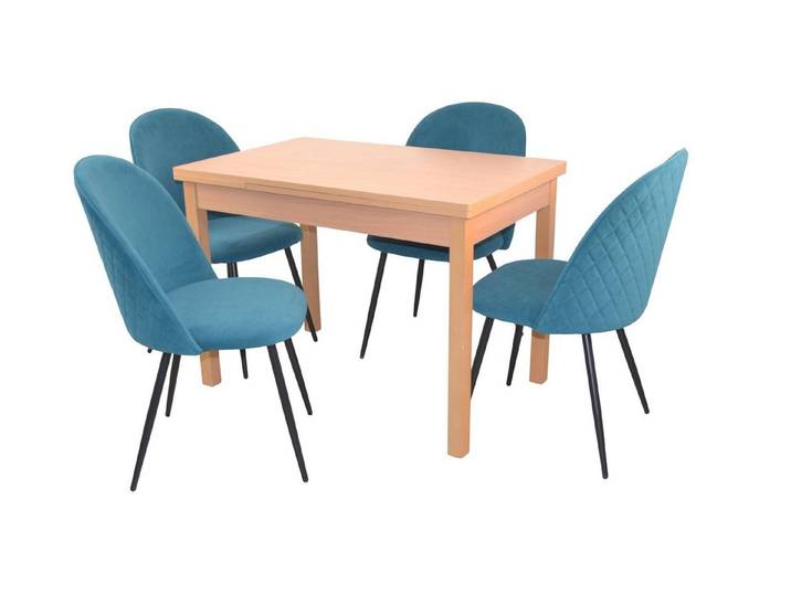 moebel-direkt-online Essgruppe Nala, (Spar-Set, 5tlg. Set (Esstisch ausziehbar mit 4 Stühlen)