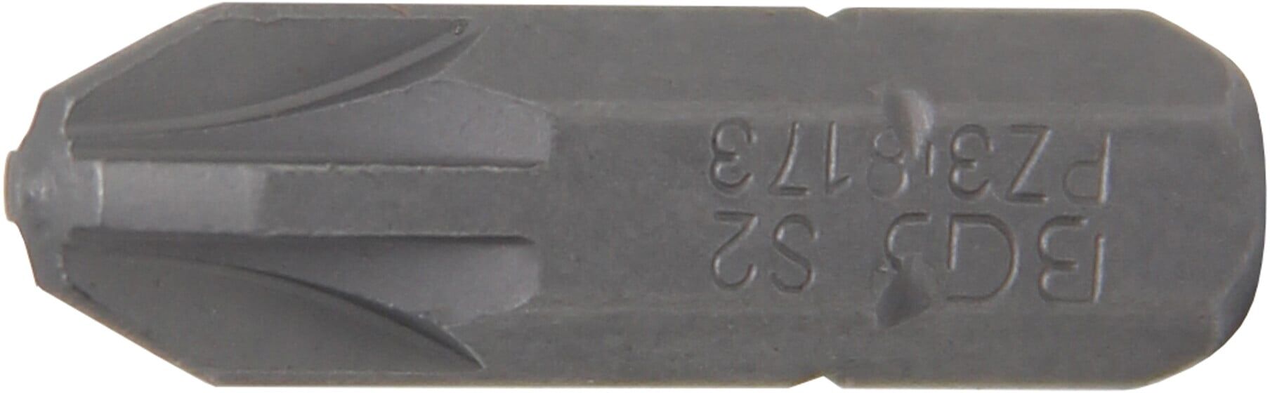 BGS Bit 8173, Antrieb Außensechskant 6,3 mm (1/4"), Kreuzschlitz PZ3 ; BGS technic)