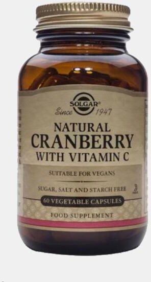 CRANBERRY + VITAMINA C 60 CAPSULAS SOLGAR