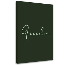 WANDBILD inschrift freiheit