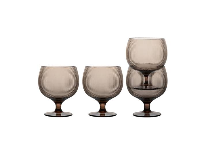 Sagaform Billi wijnglas 35 cl 4-pack Bruin