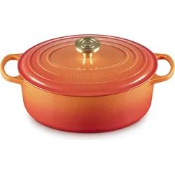 Flamme Dorée Bräter oval 29 cm, flammendes Orange