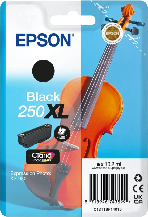 Epson Singlepack Black 250XL Ink (C13T16P14020)