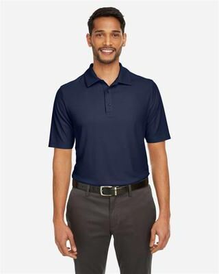 CORE365 CE112T Men's Tall Fusion ChromaSoft Pique Polo Shirt in Classic Navy Blue size Large/Tall   Polyester