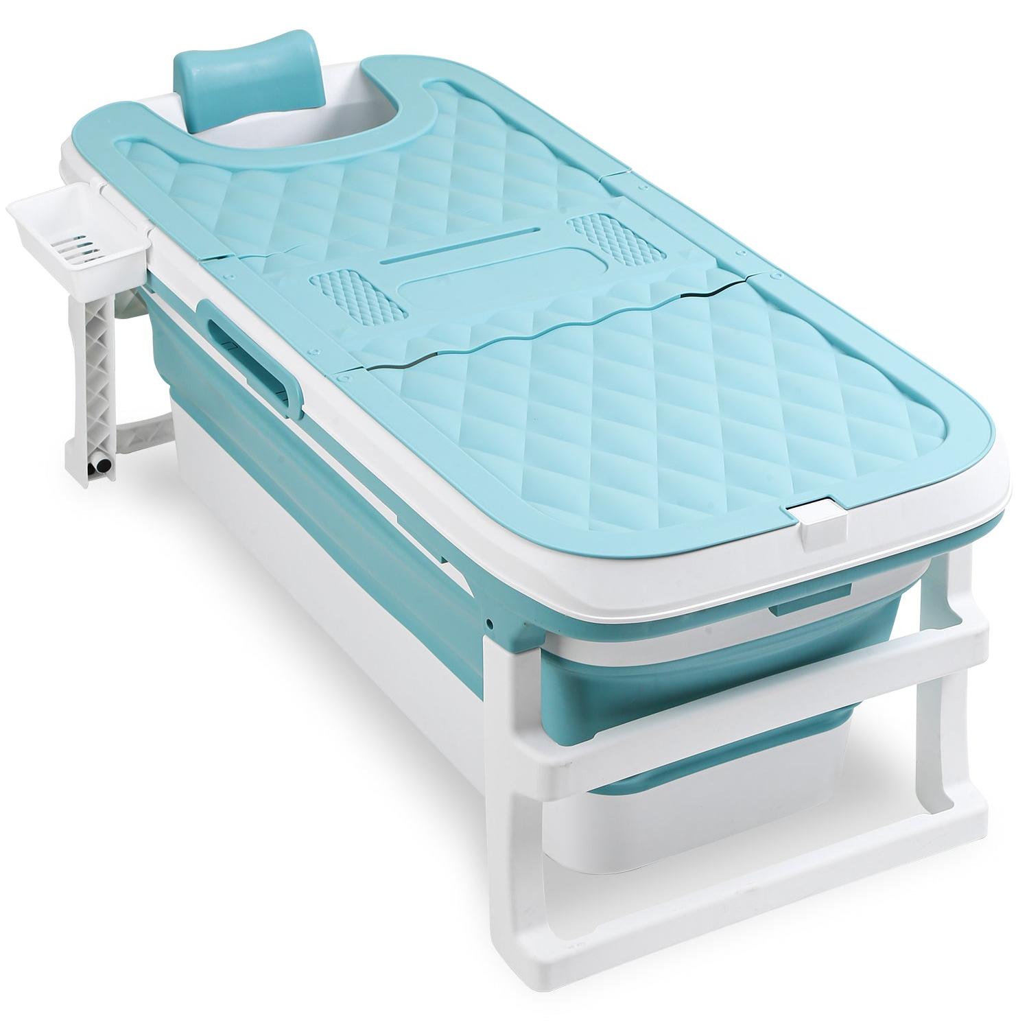 Faltbarer Badewanne - Tragbare Badewanne - Zusammenklappbare Badewanne - Kompakte Badewanne - Badewanne für Erwachsene - 149x60x50 cm